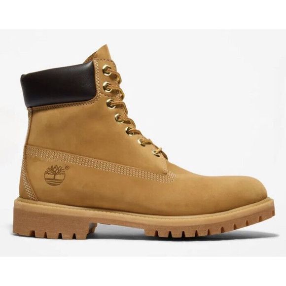 Timberland 100178 Men's Sz 11 Waterproof Basic 6in Ankle Boots Wheat $249 - Picture 2 of 8